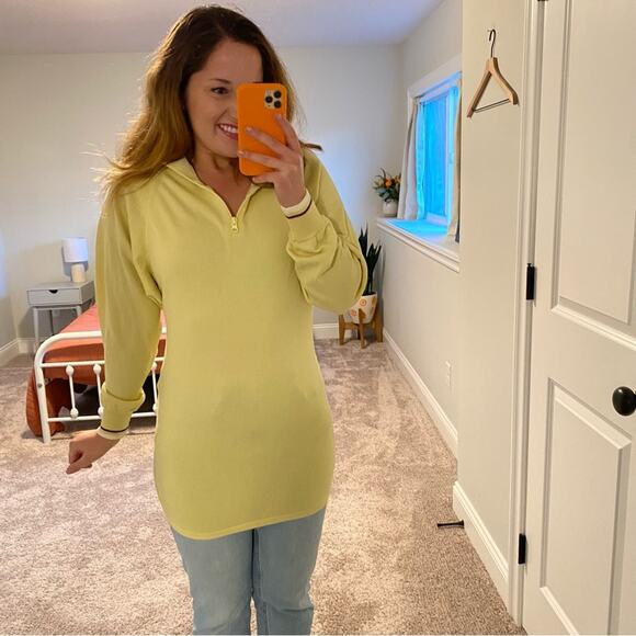 Isabel Marant Etoile Tennis Ball Yellow Knit Sweater Dress 36 Small - Picture 6 of 16